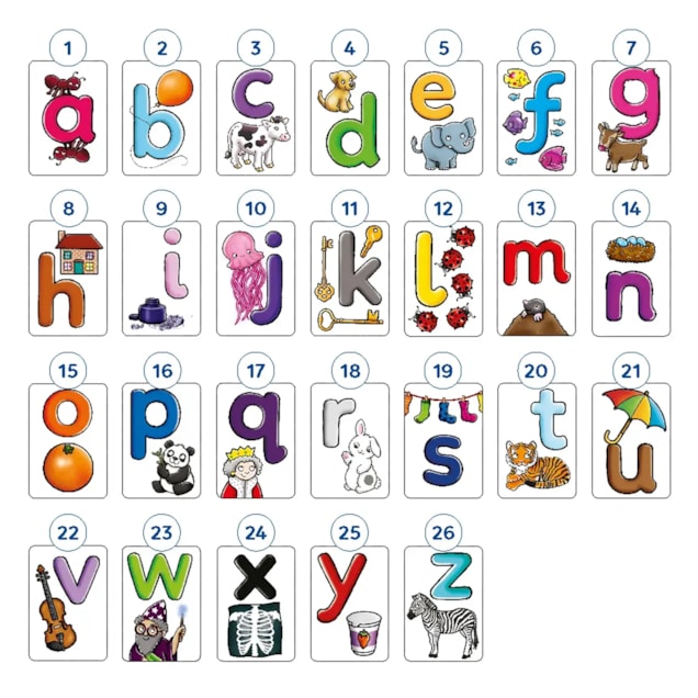 ABC Flashcards Misplaced Pieces