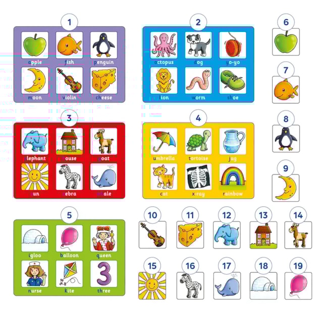 Alphabet Lotto Game Misplaced Pieces