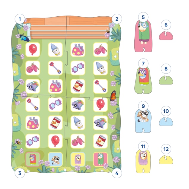 Bluey Grannies Game Misplaced Pieces