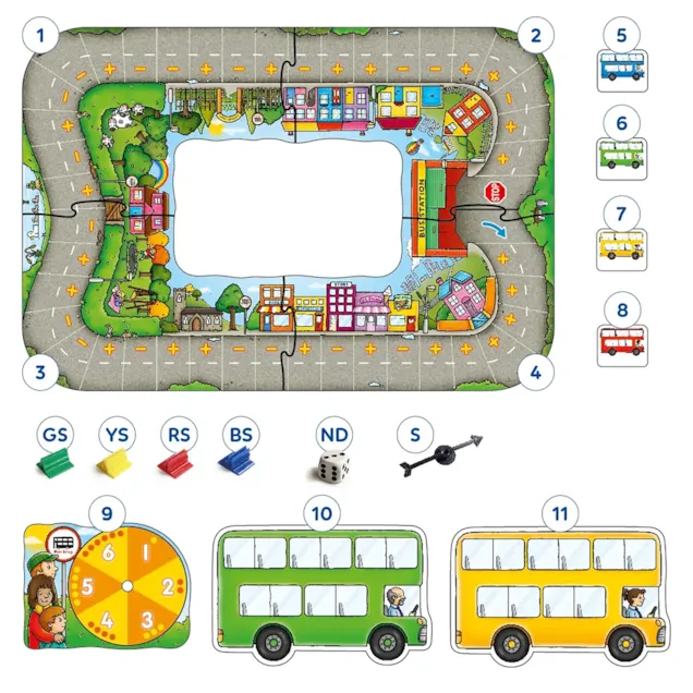 Bus Stop Board Game