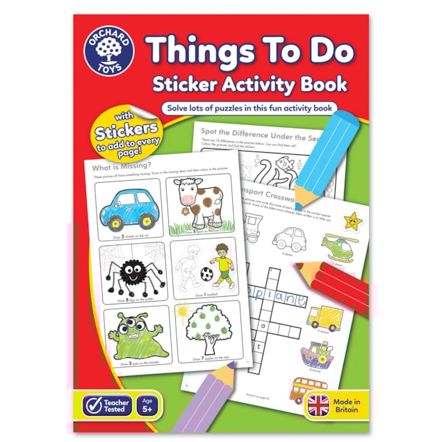 Things To Do Activity Book