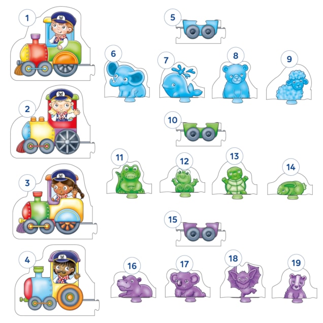 Colour Match Express Misplaced Pieces Colour Match Express Misplaced Pieces