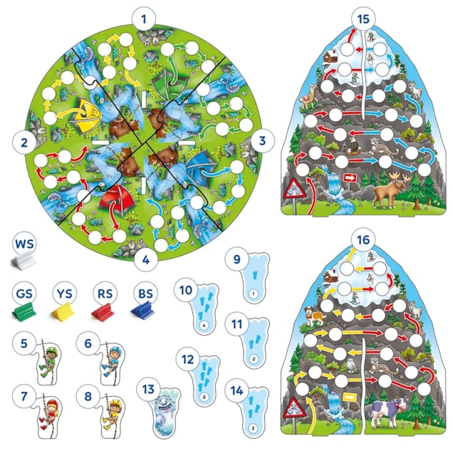 Counting Mountain Game Misplaced Pieces Counting Mountain Game Misplaced Pieces