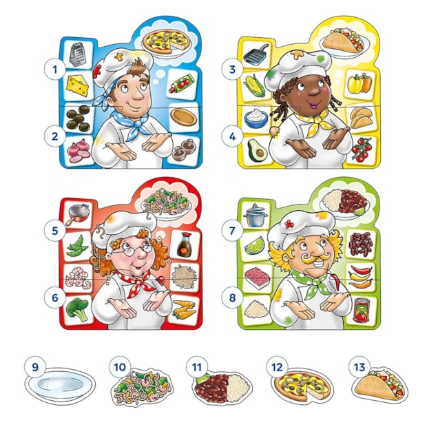 Crazy Chefs Game Misplaced Pieces