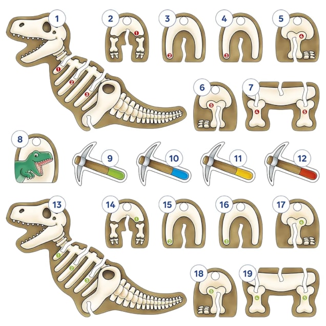 Dinosaur Dig Misplaced Pieces