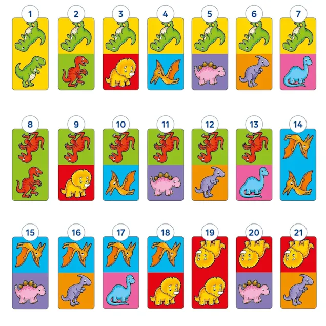 Dinosaur Dominoes Mini Game