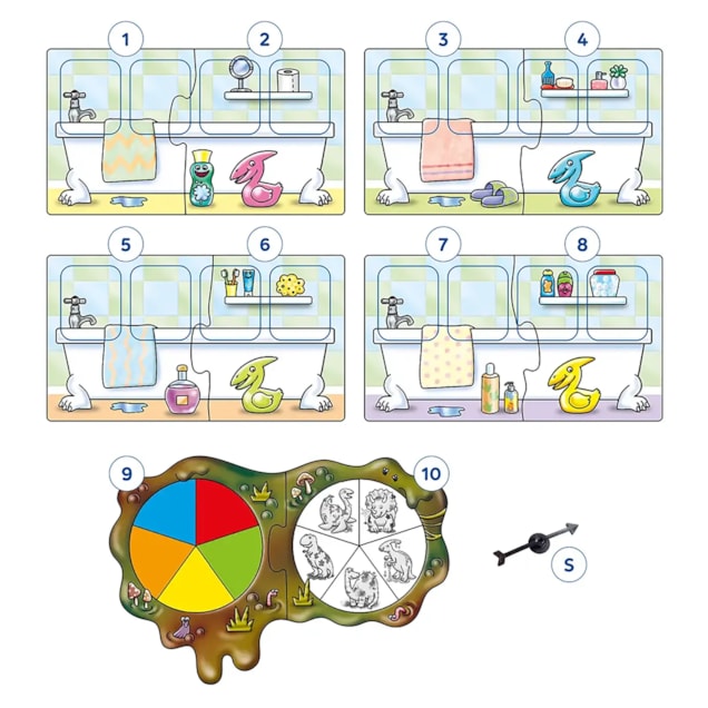 Dirty Dinos Game Misplaced Pieces Dirty Dinos Game Misplaced Pieces