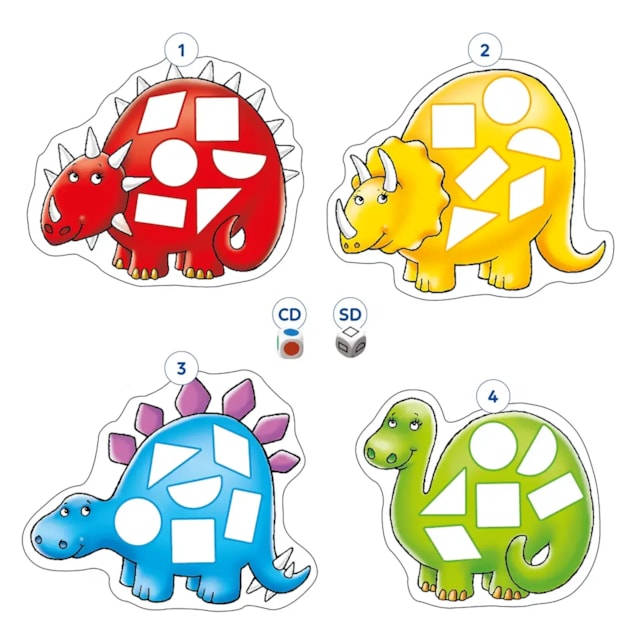 Dotty Dinosaurs Game Misplaced Pieces (Older Version)