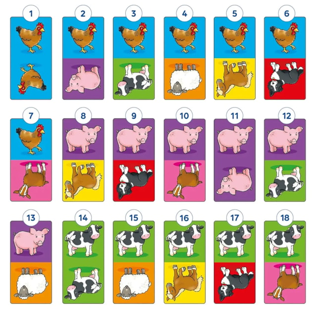Farmyard Dominoes Game Misplaced Pieces