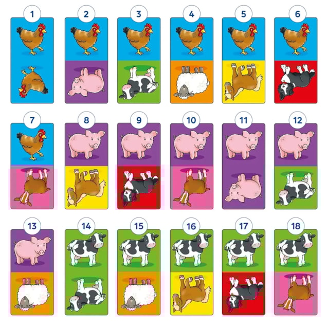 Farmyard Dominoes Game Misplaced Pieces