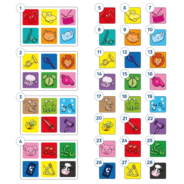 First Sounds Lotto Game Misplaced Pieces First Sounds Lotto Game Misplaced Pieces