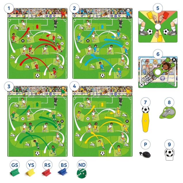 Football Game Misplaced Pieces