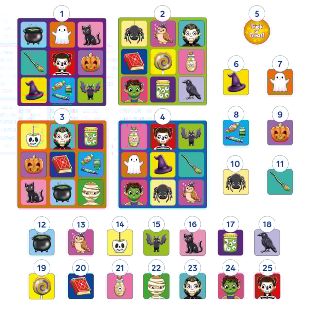 Halloween Bingo Misplaced pieces Halloween Bingo Misplaced pieces
