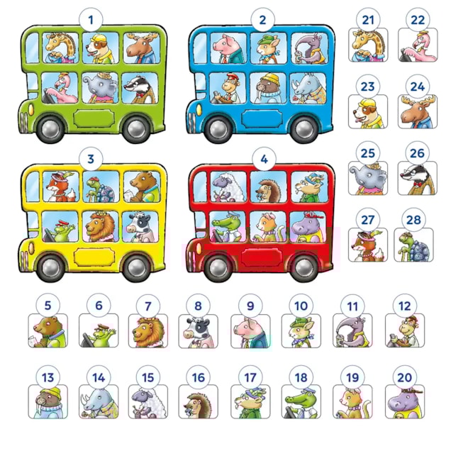 Little Bus Lotto Mini Game Misplaced Pieces Little Bus Lotto Mini Game Misplaced Pieces