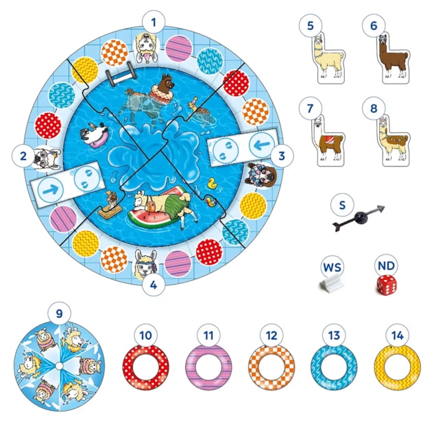 Loopy Llamas Game Misplaced Pieces