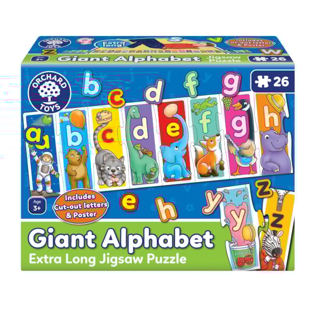 Giant 2025 alphabet puzzle