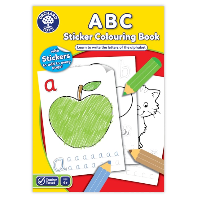 ABC Colouring Book | With Stickers