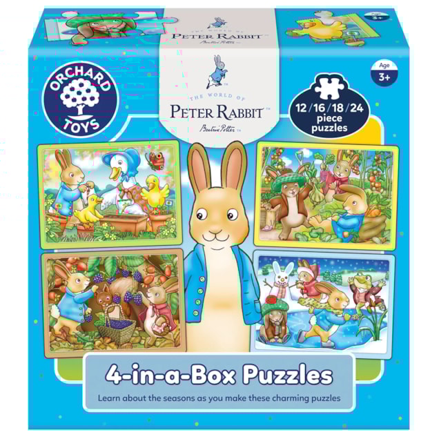Peter Rabbit 4 in a Box Puzzles