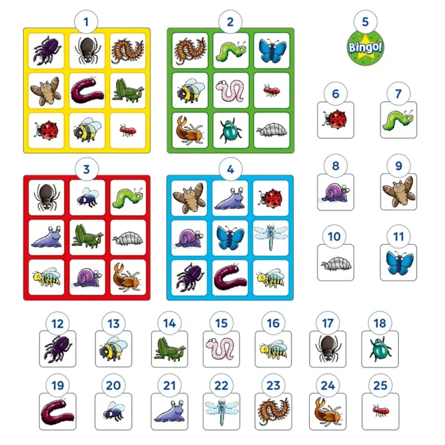 Minibeast Bingo