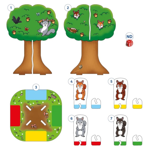Nutty Numbers Game Misplaced Pieces