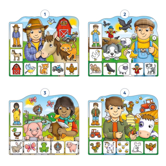 Old Macdonald Lotto Game Misplaced Pieces