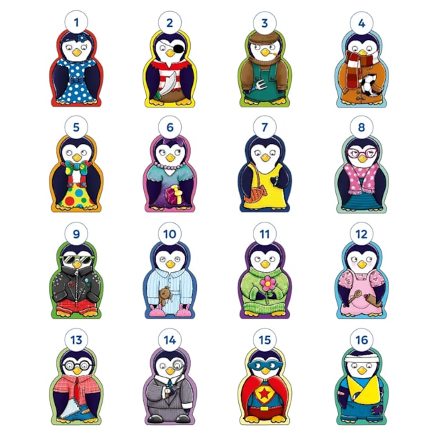 Penguin Pairs Mini Game Misplaced Pieces