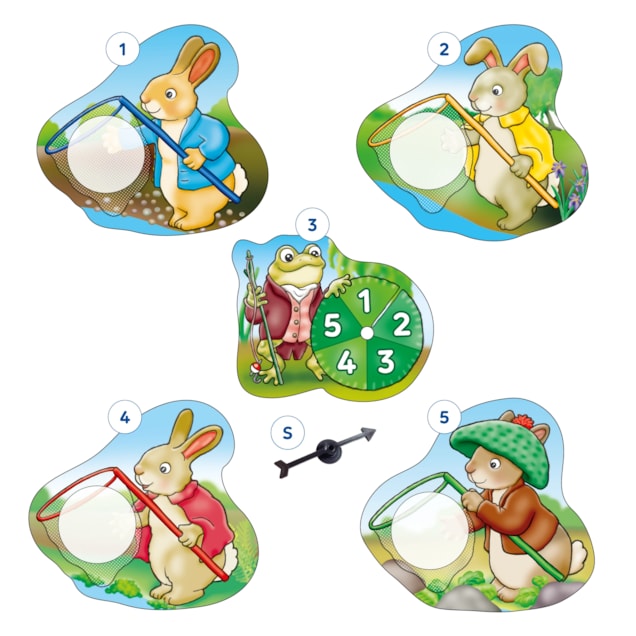 Peter Rabbit Fish and Count Misplaced Pieces