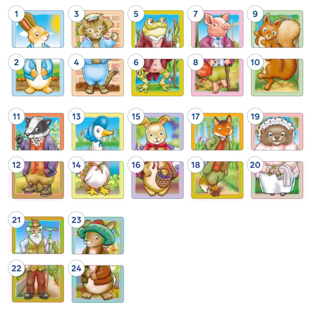 Peter Rabbit Heads And Tails Misplaced Pieces Peter Rabbit Heads And Tails Misplaced Pieces