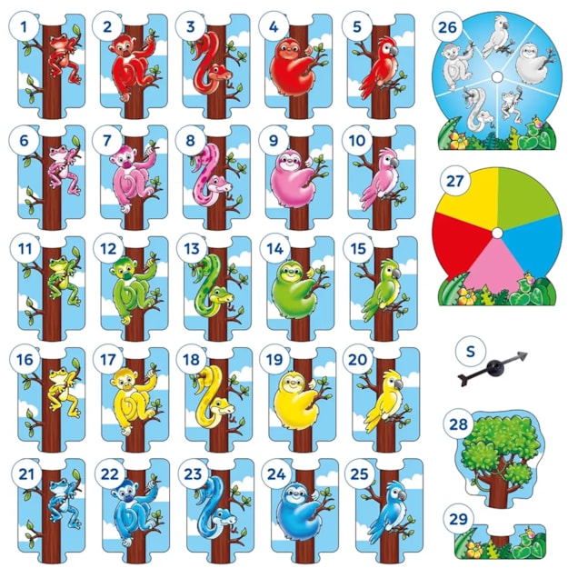 Rainforest Match Game Misplaced Pieces