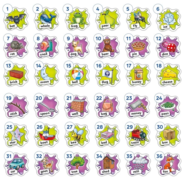 Slimy Rhymes Game Misplaced Pieces Slimy Rhymes Game Misplaced Pieces