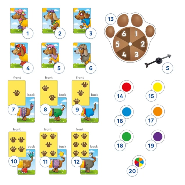 Spotty Sausage Dogs Game Misplaced Pieces