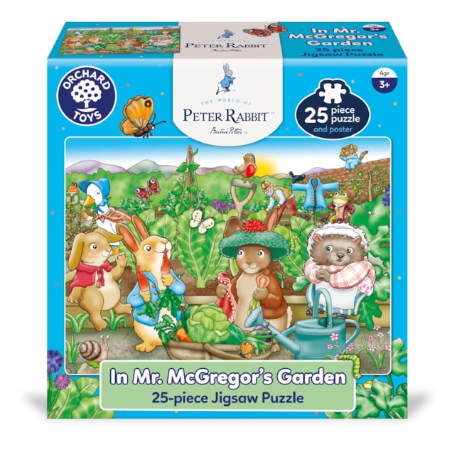 Peter Rabbit™ In Mr. McGregor's Garden jigsaw puzzle Peter Rabbit In Mr. McGregor's Gardefn 25-piece jigsaw puzzle